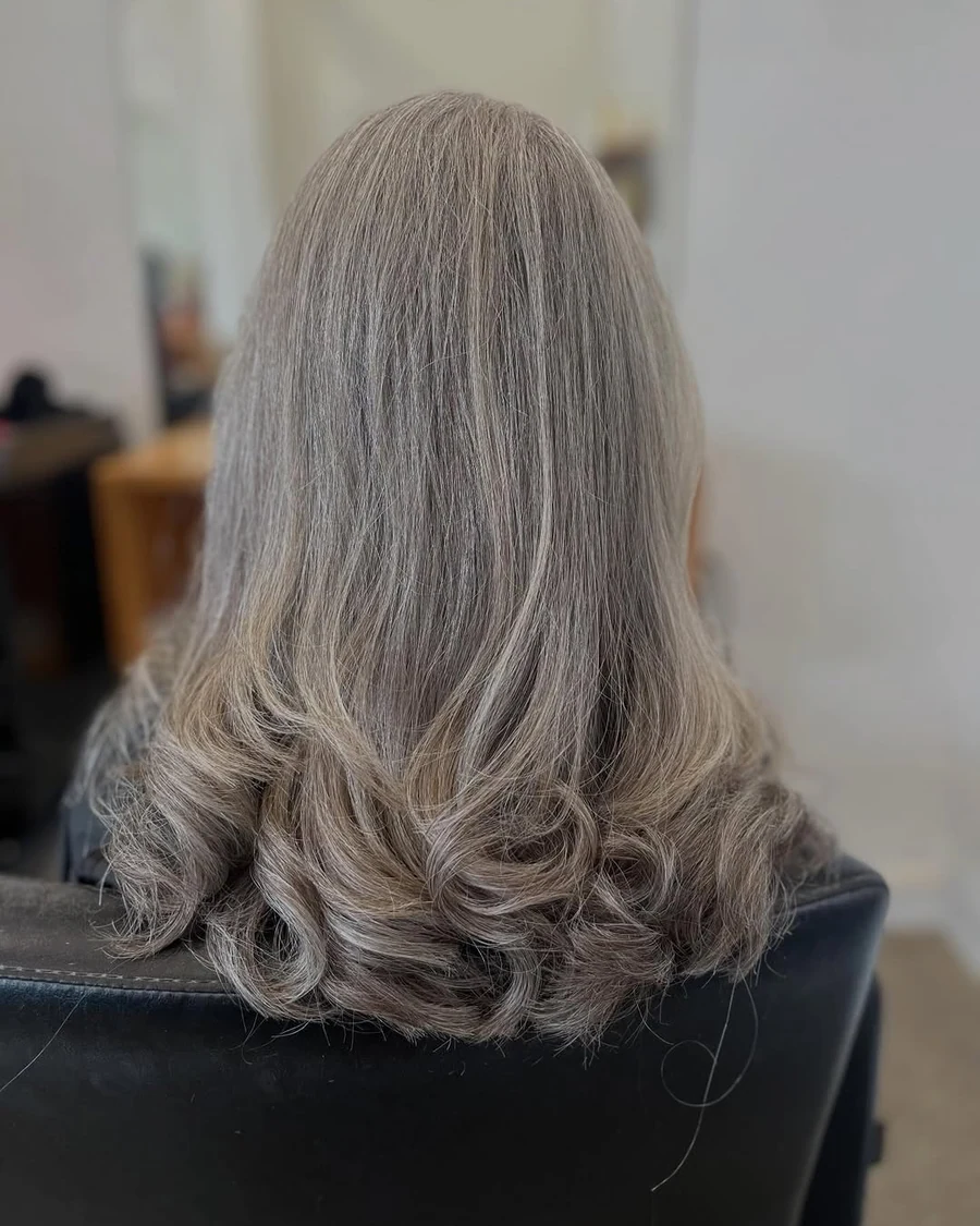 Soft grey blend finished result